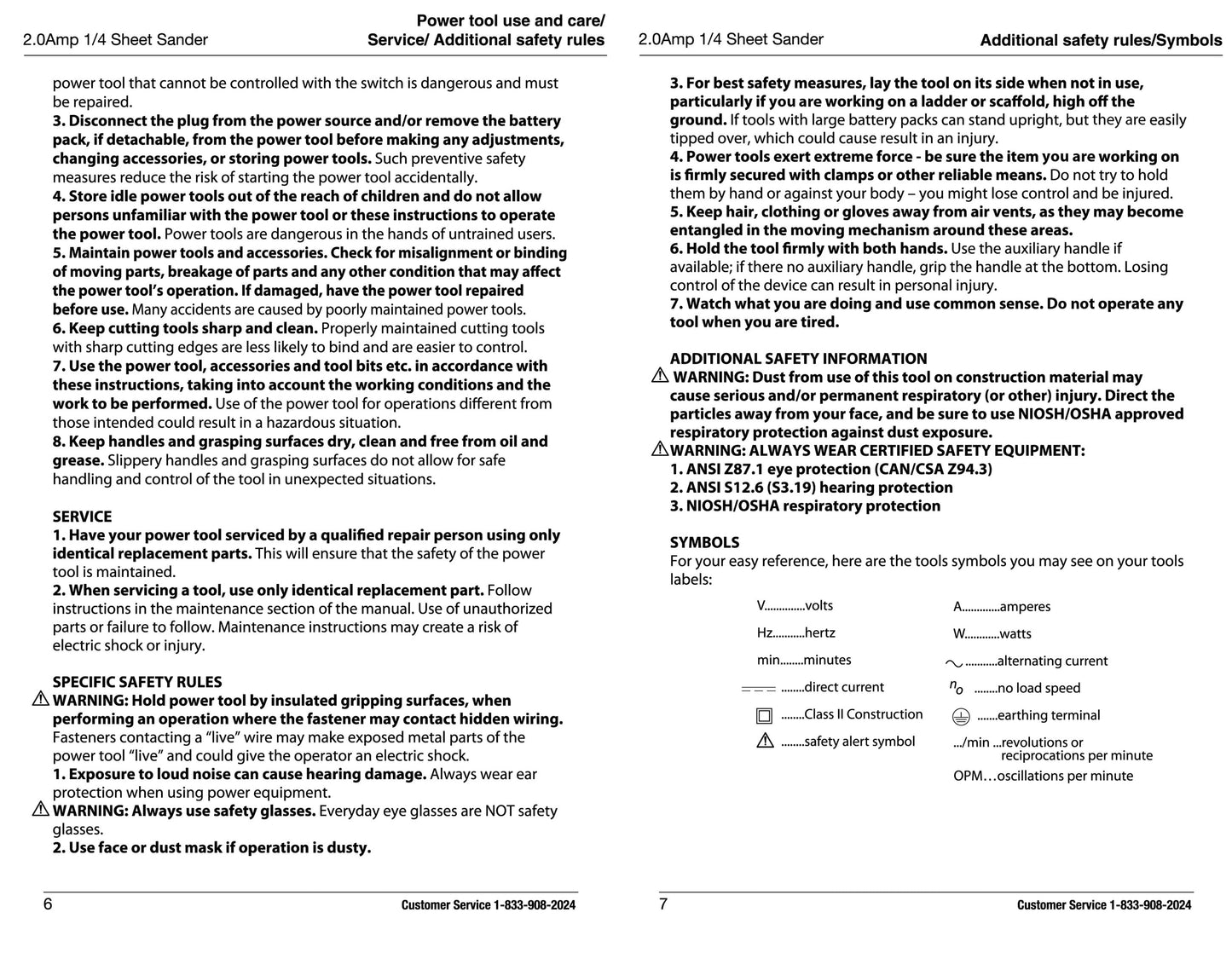 2 Amp Corded 1/4 Sheet Palm Sander with Dust Bag, Vacuum Hose Adapter, Punch Plate & 3 Sanding Sheets, New Condition