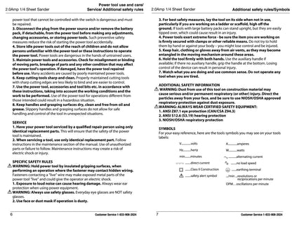 2 Amp Corded 1/4 Sheet Palm Sander with Dust Bag, Vacuum Hose Adapter, Punch Plate & 3 Sanding Sheets, New Condition